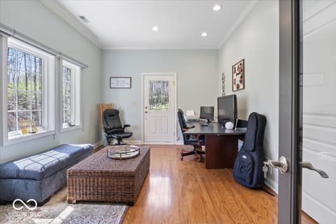 Home office at 9399 Irishmans Run Lane, Zionsville, IN