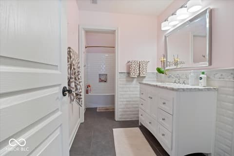 Bathroom at 9399 Irishmans Run Lane, Zionsville, IN