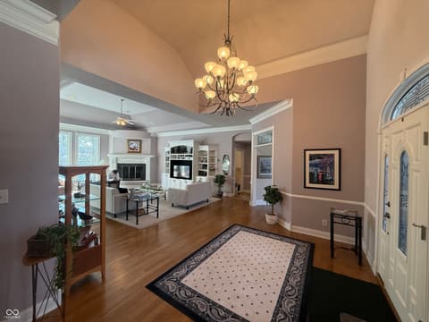 Foyer at 3799 N Foxcliff Drive E, Martinsville, IN