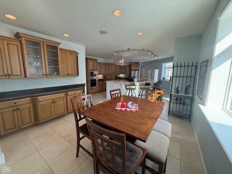 Dining room at 3799 N Foxcliff Drive E, Martinsville, IN