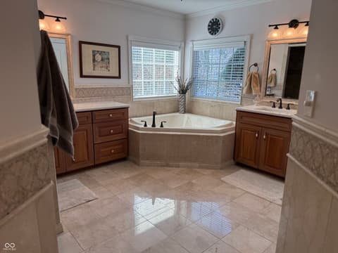 Bathroom at 3799 N Foxcliff Drive E, Martinsville, IN
