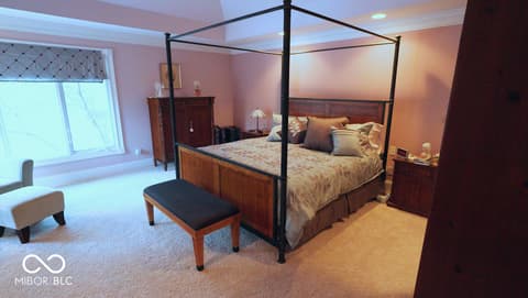 Bedroom at 3799 N Foxcliff Drive E, Martinsville, IN