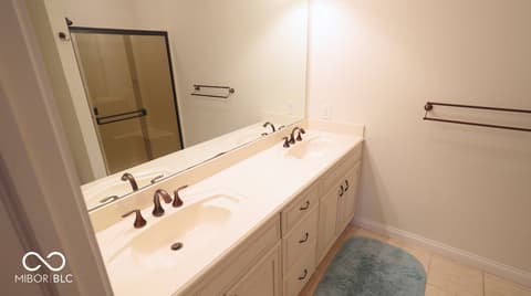 Bathroom at 3799 N Foxcliff Drive E, Martinsville, IN