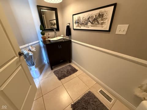 Bathroom at 3799 N Foxcliff Drive E, Martinsville, IN