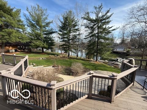 Outdoor living area at 3799 N Foxcliff Drive E, Martinsville, IN