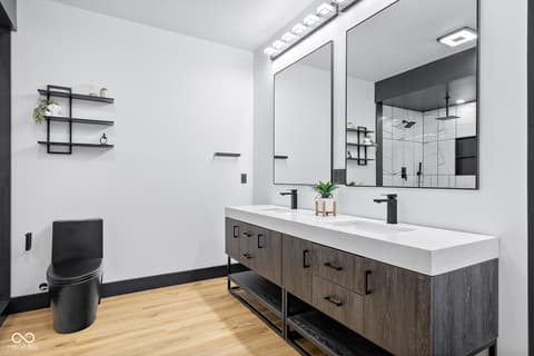 Bathroom at 8615 S 150 W, Columbus, IN