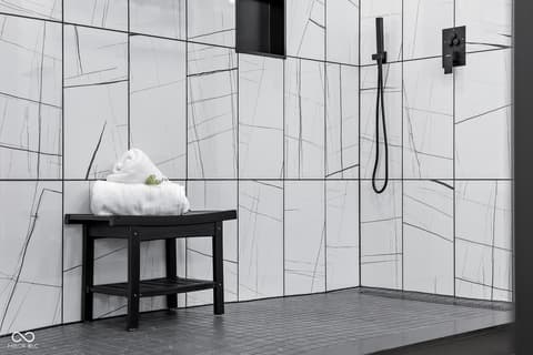 Bathroom at 8615 S 150 W, Columbus, IN