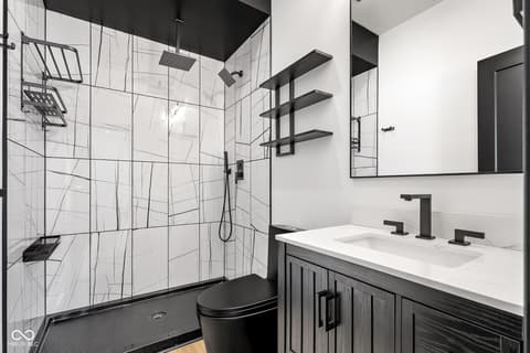 Bathroom at 8615 S 150 W, Columbus, IN