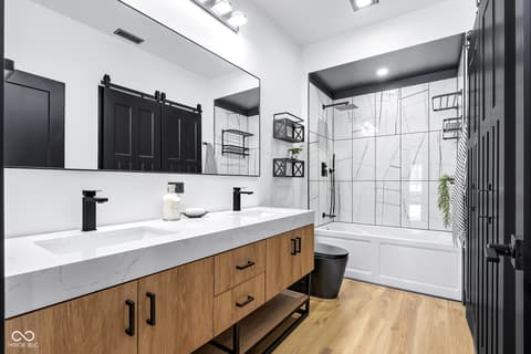 Bathroom at 8615 S 150 W, Columbus, IN