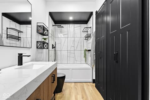 Bathroom at 8615 S 150 W, Columbus, IN
