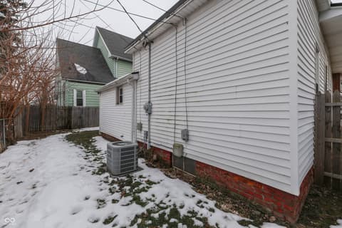 Side exterior at 20 Colescott Street, Shelbyville, IN