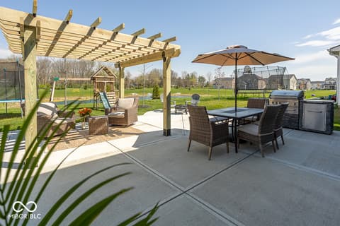 Outdoor living area at 5300 Veranda Drive, Noblesville, IN