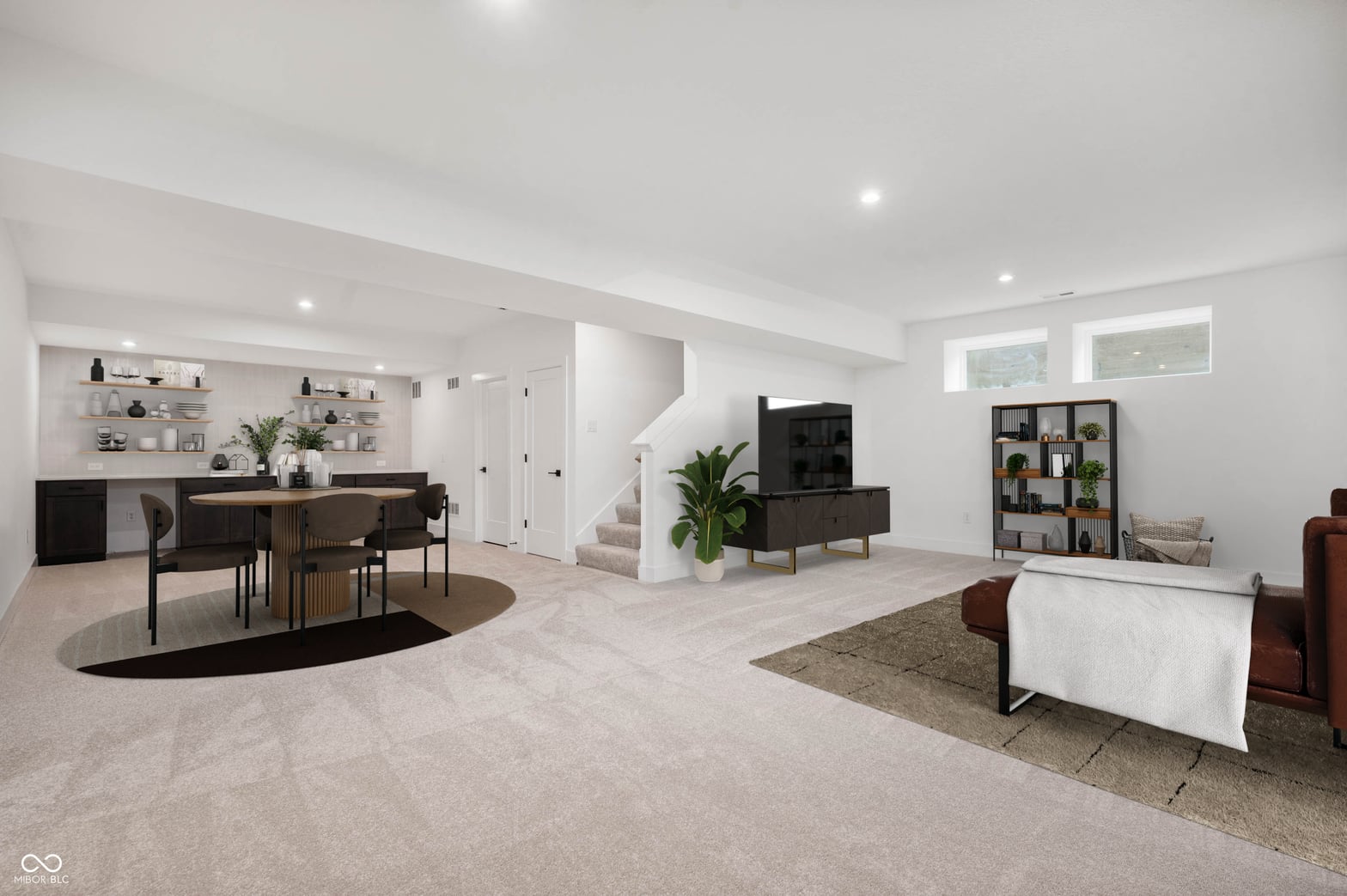 Bright open-concept family room with modern finishes and natural light.