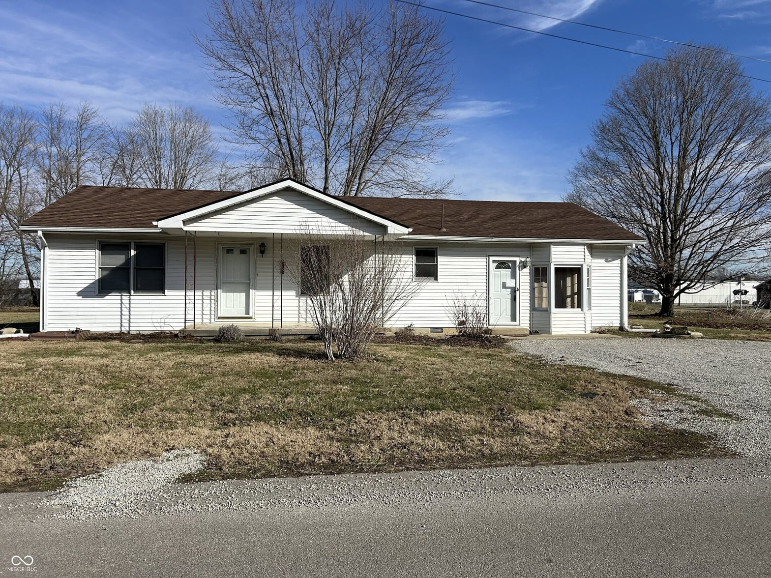 Front exterior at 7982 E County Road 200 S, Greensburg, IN