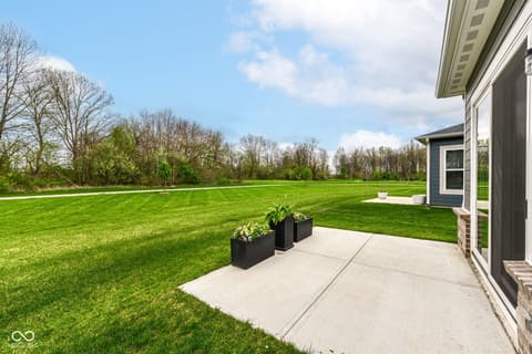 Backyard at 14951 Barbaro Drive, Westfield, IN