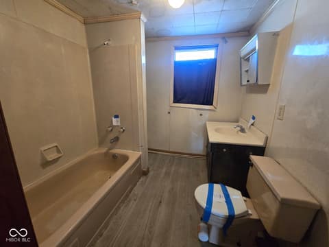 Bathroom at 691 E Middle Street, Rosedale, IN
