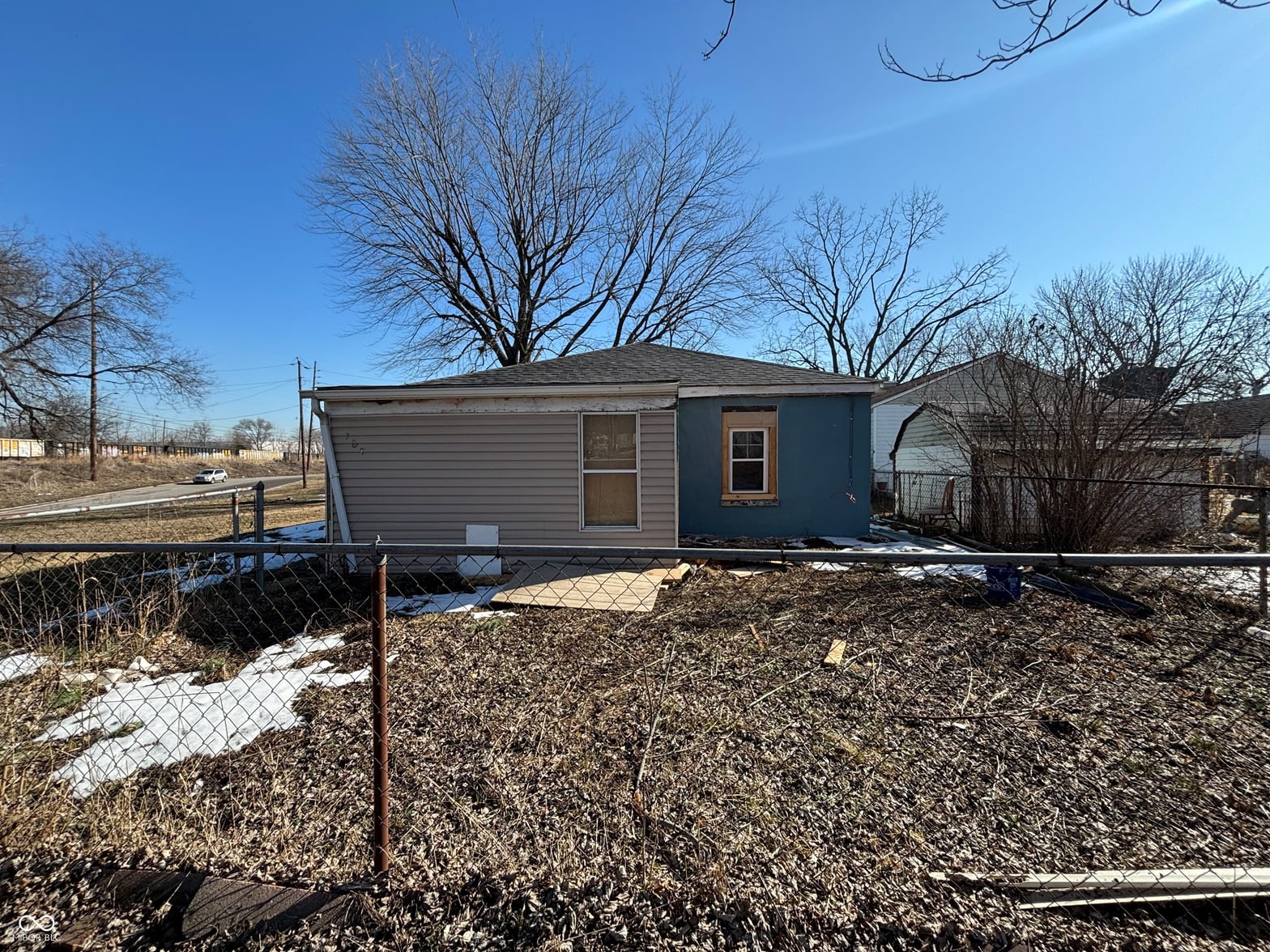 Front exterior at 707 S Warman Avenue, Indianapolis, IN