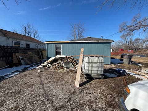 Backyard at 707 S Warman Avenue, Indianapolis, IN