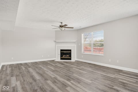Living room at 5201 Mesa Verde Drive, Indianapolis, IN