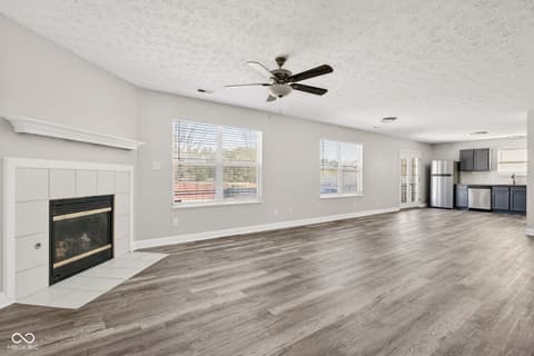 Living room at 5201 Mesa Verde Drive, Indianapolis, IN
