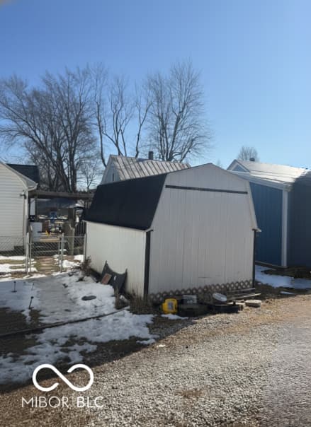 Backyard at 313 N Mill Street, Fairmount, IN