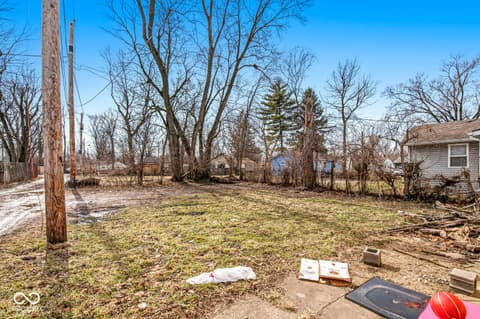 Yard at 4315 E 30th Street, Indianapolis, IN
