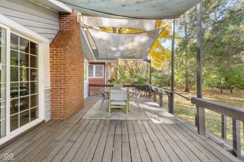 Outdoor living area at 7505 Terrace Beach, Indianapolis, IN