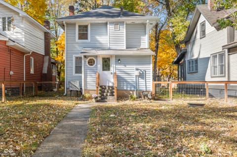 Front exterior at 7505 Terrace Beach, Indianapolis, IN