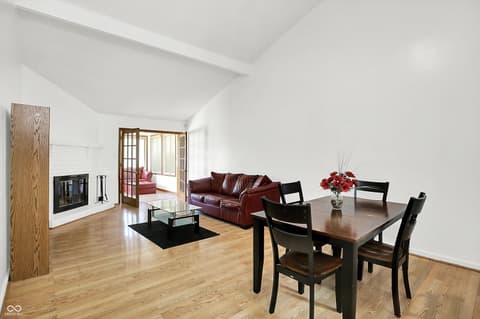 Dining room at 7642 Lancer Lane, Lawrence, IN