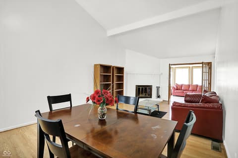 Dining room at 7642 Lancer Lane, Lawrence, IN
