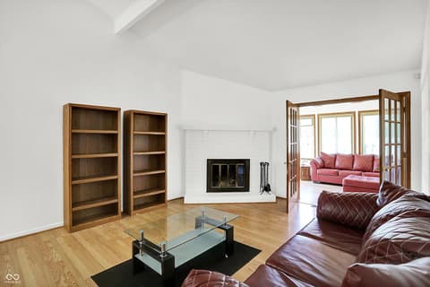 Living room at 7642 Lancer Lane, Lawrence, IN