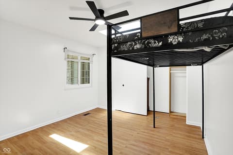 Bedroom at 7642 Lancer Lane, Lawrence, IN