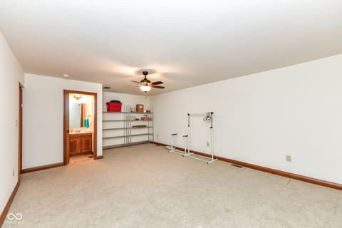 Bonus room at 4739 W Harrisburg Court, New Palestine, IN