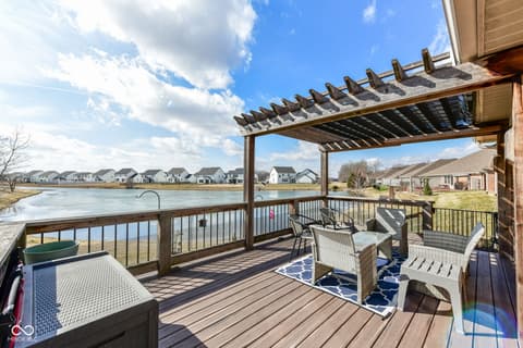 Outdoor living area at 4739 W Harrisburg Court, New Palestine, IN
