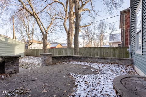 Outdoor living area at 2839 N Talbott Street, Indianapolis, IN