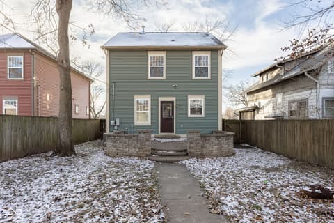 Backyard at 2839 N Talbott Street, Indianapolis, IN