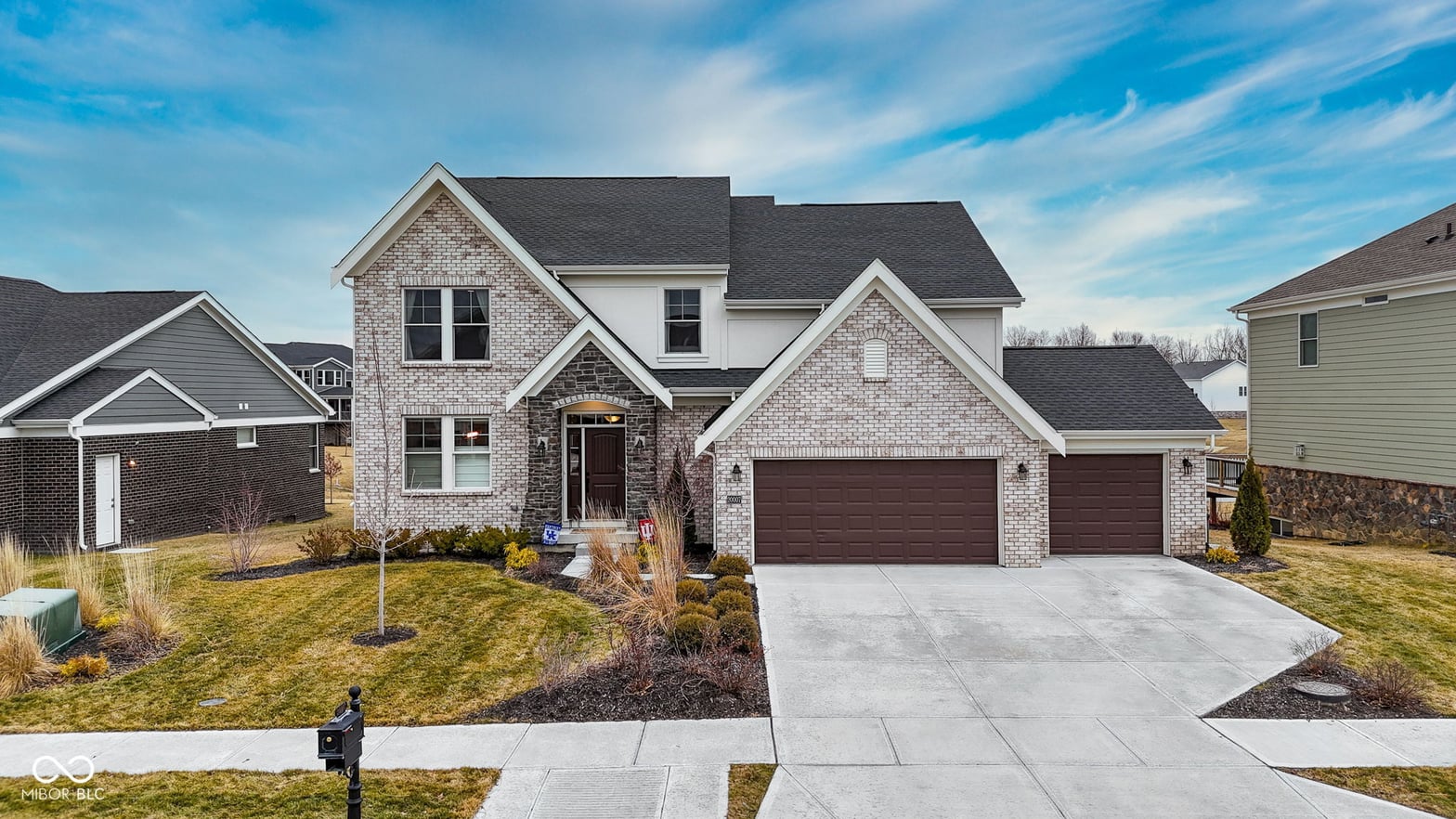 Front exterior at 20007 Chatham Green Drive, Westfield, IN