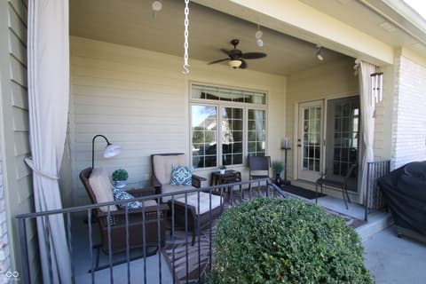 Outdoor living area at 10160 Basalt Court, Noblesville, IN