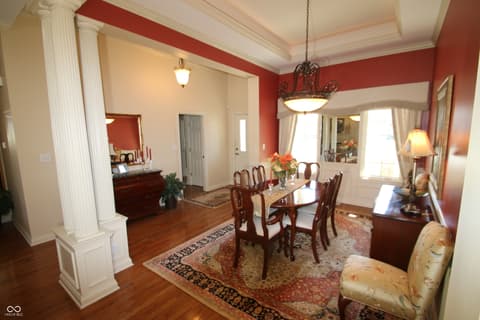 Dining room at 10160 Basalt Court, Noblesville, IN