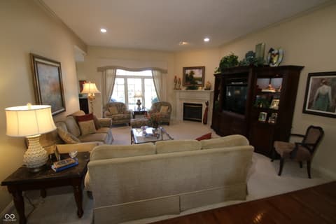 Living room at 10160 Basalt Court, Noblesville, IN