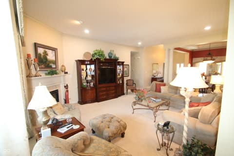 Living room at 10160 Basalt Court, Noblesville, IN