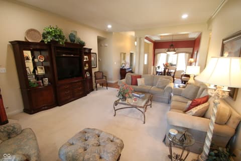 Living room at 10160 Basalt Court, Noblesville, IN