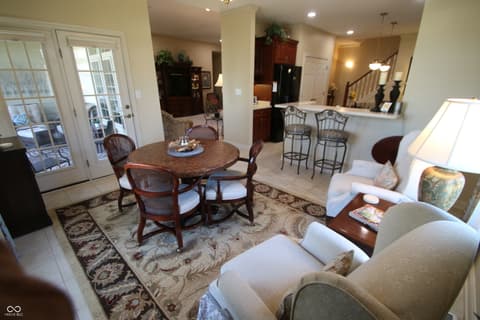 Dining room at 10160 Basalt Court, Noblesville, IN