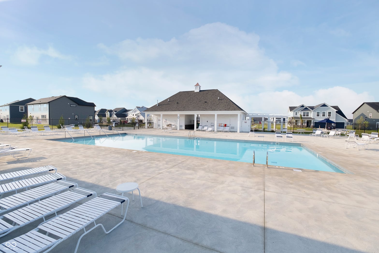 Resort-style community pool with modern amenities and clubhouse.