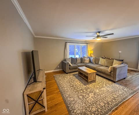 Living room at 17 Morning Drive, Franklin, IN