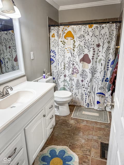 Bathroom at 17 Morning Drive, Franklin, IN