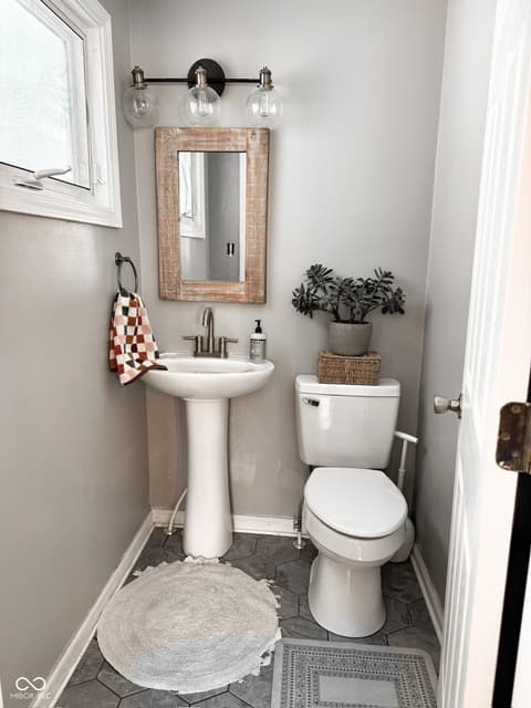 Bathroom at 17 Morning Drive, Franklin, IN