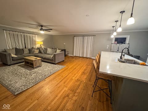 Living room at 17 Morning Drive, Franklin, IN