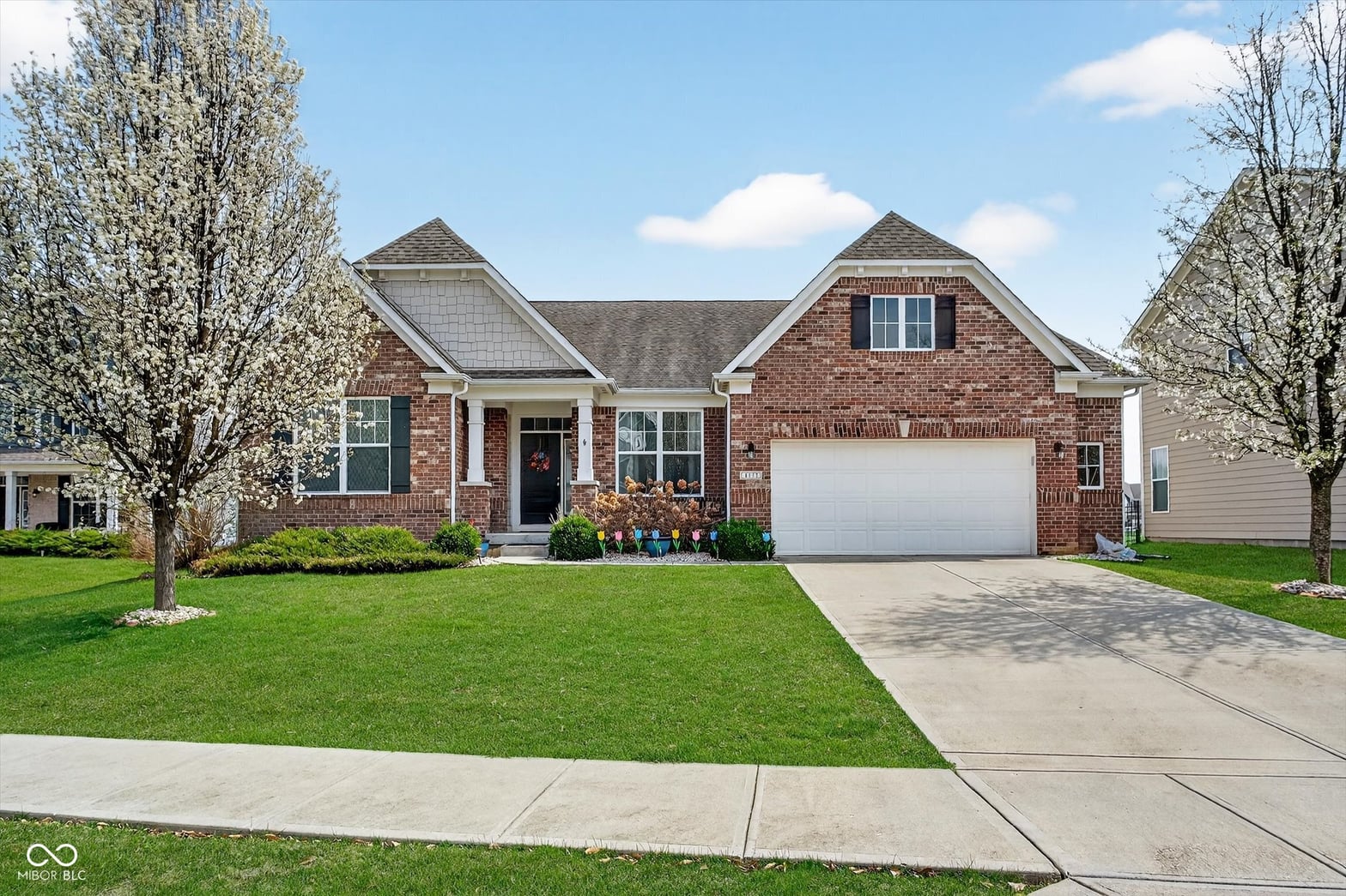 Front exterior at 4173 Ginkgo Court, Danville, IN