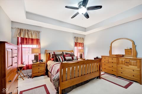 Primary bedroom at 4173 Ginkgo Court, Danville, IN